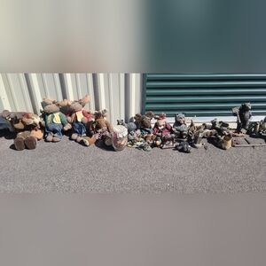 Bear moose sunflowers light up Mason jars